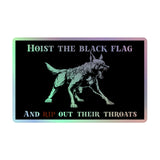 HOIST THE FLAG Holographic stickers